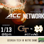 ACC Basketball 1.13.16 Georgia Tech at Notre Dame