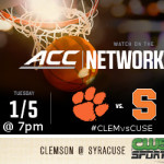 ACC Basketball 1.5.16 Clemson at Syracuse