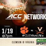 ACC basketball 1.19.16 Clemson @ Virginia